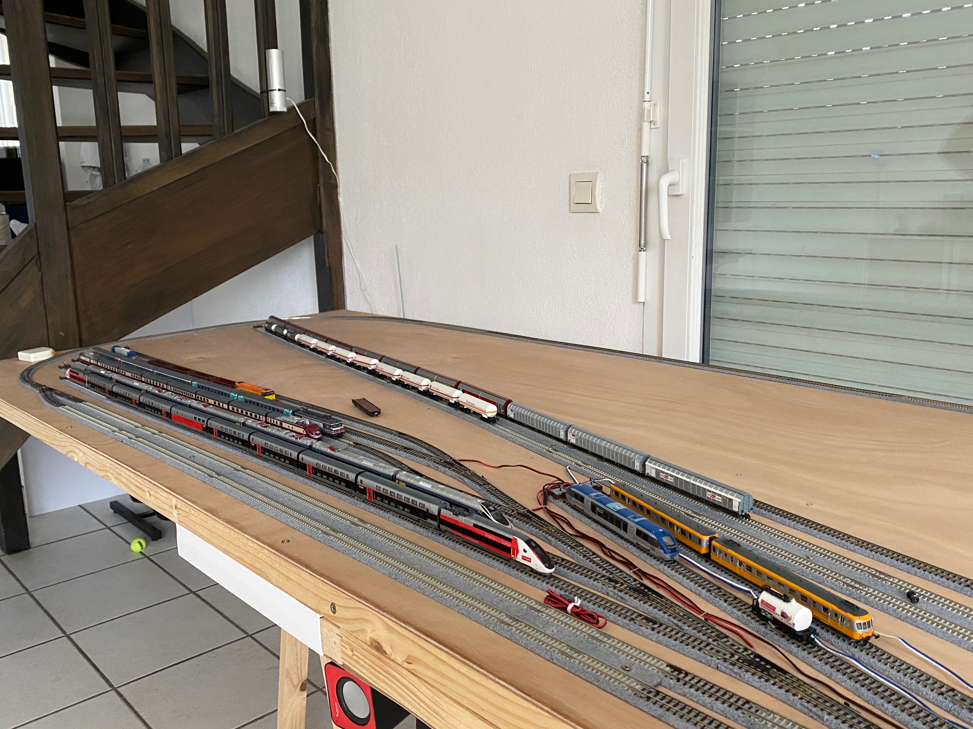 14 mars 2026 - Vue des trains garés